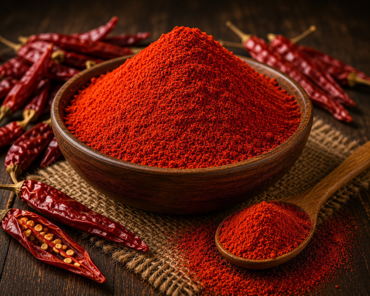 Red Chilli Powder export — Spices supplier | AK Enterprises